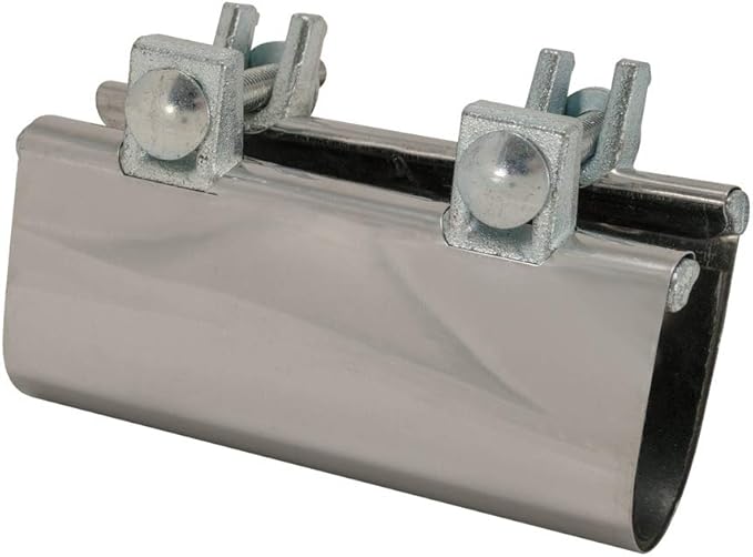 Eastman 6 Inch Pipe Repair Clamp, 2 Inch IPS Connection, Stainless Steel, 45198