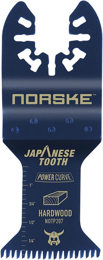Norske Tools NOTP280 Various Japanese Tooth Bi-Metal Blade (3/Pack), Oscillating Tool Accessories | Oscillating Saw Blades