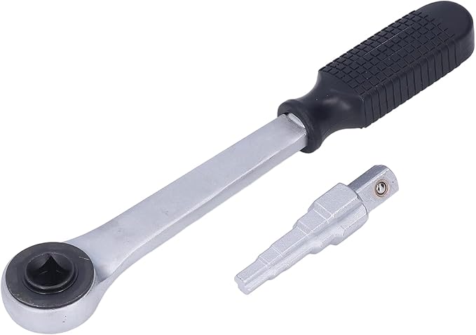 KUIDAMOS Radiator Valve Spud Spanner, Wear Easy to Install Stepped Wrench Set Carbon Steel for Plumbing Repair