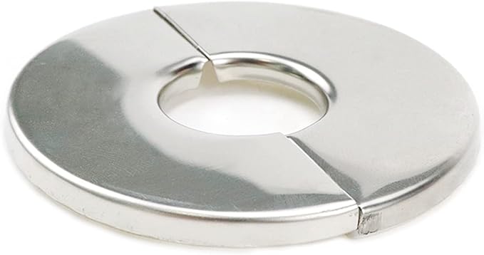 Wall Split Flange, Stainless Steel Round Escutcheon Plate for 0.91"/23mm Diameter Pipe, Pack of 4