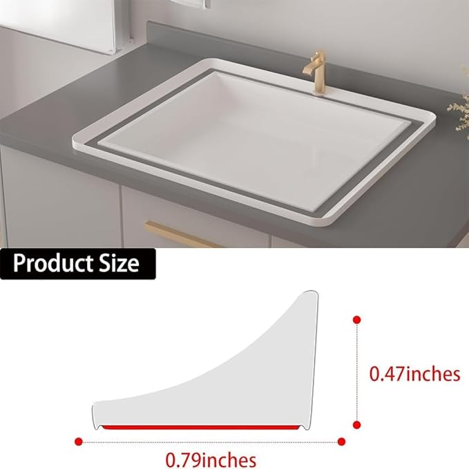Shower Threshold Water Dam,Self Adhesive Silicone Waterproof Barrier Bathroom and Kitchen Shower Water Stopper Guard for Dry And Wet Separation Caulk Seal Strip Edge Trim (98Inch, Black)