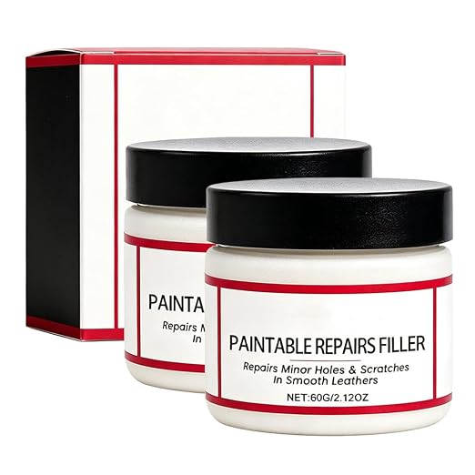 2026 NEW Leather Filler for Filling or Repairing Holes | Scratches Flexible Paste Restorer Multipurpose Refinish for Car Seats Vinyl Sofa Shoes Chair, Tears, Cracks, Scratches