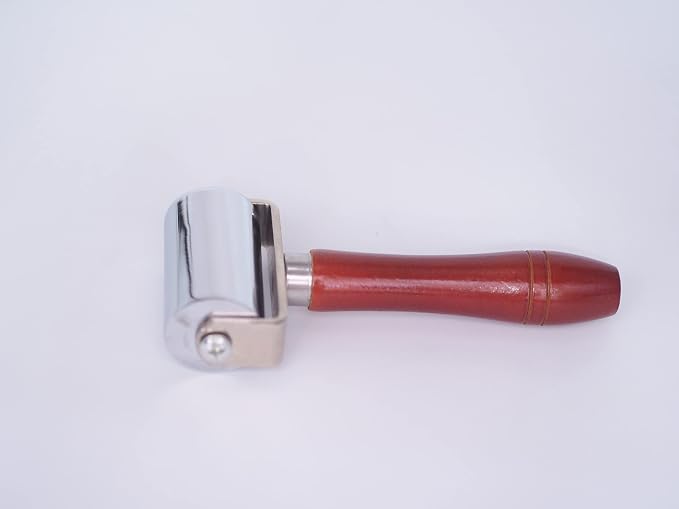 Leathercraft Rollers Leather Gluing Roller Creasing Wheels 2 Sizes Pack and Glue Spreader