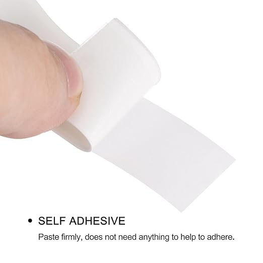 uxcell Waterproof Seal Caulk Strip Tape Self Adhesive 0.87" W x 10.5'L PVC Sealing Tape for Kitchen Bathroom White 3Pcs