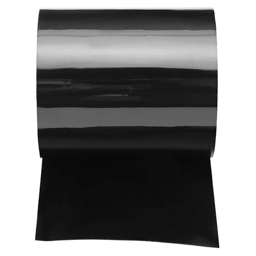 Fdit Flexible Waterproof Tape, Super Strong Adhesive Patch, Black, 150x10cm, PVC Material, for Water Pipes, Faucets, PE Pipes, Plastic Basins