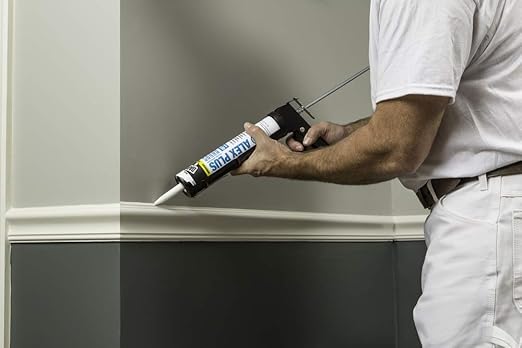 DAP Acrylic Latex Caulk with Silicone, White | Alex Plus | 10.1oz | Pack of 2