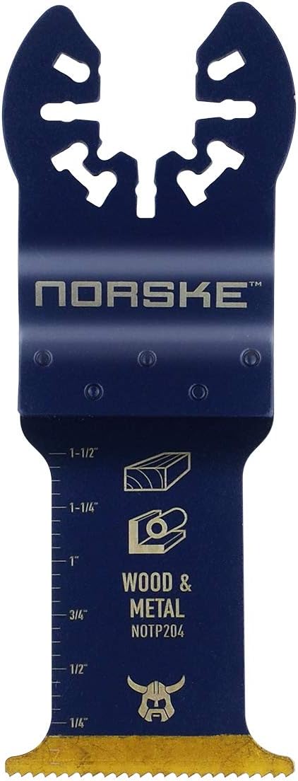 Norske Tools NOTP282 Various Wood/Metal Flush Bi-Metal Blade (3/Pack), Oscillating Tool Accessories | Oscillating Saw Blades