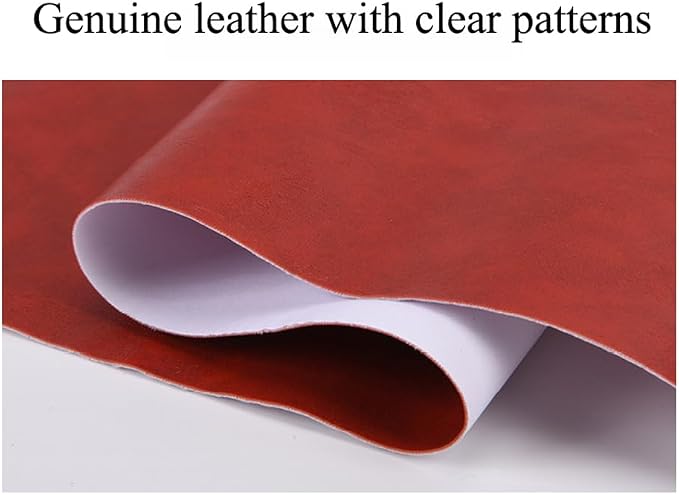 Leather Repair Patch Tape Kit,Self Adhesive Leather Repair Patch,Vinyl Repair Kit for Couches Boat Seats Furniture Cars Sofa Office Chair (Reddish Brown,19.69"×54.33")