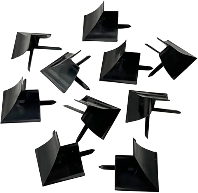 InstaTrim Outside Corners - 10 Black 3/4" Wide Caulk Strip Outside Corner Pieces - Trim for Outside Corners - Paintable