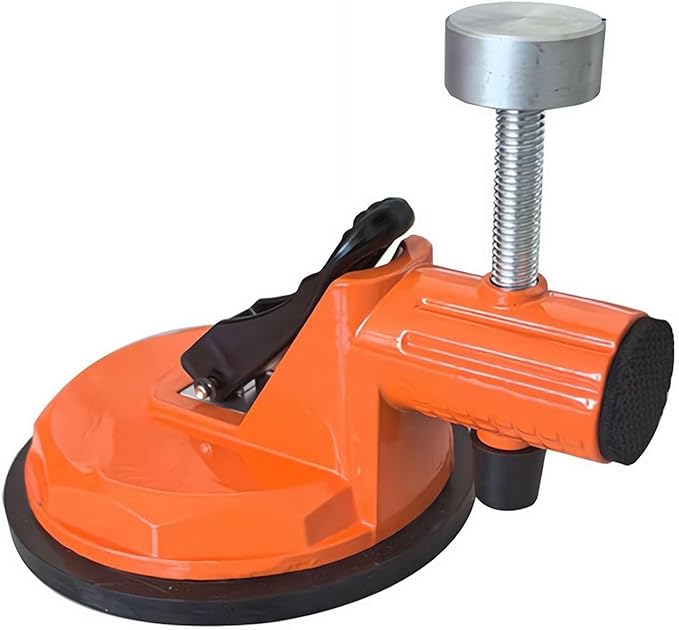 Floor Gap Fixer Tool,Laminate Flooring Tools with Enhanced Vacuum Suction Cup,Tile Countertop Installation Tool,Heavy Duty Plank Grabber for Glass Stone Slab Vinyl Flooring Gap Repair (Orange 1pcs)