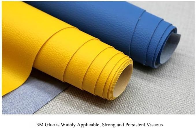 Leather Repair Patch Tape Kit,Self Adhesive Leather Repair Kit for Furniture,Vinyl Repair Kit for Couch,Sofa,Car Seats,Office Chair Luggage (Royal Blue,19.69"×53.94")