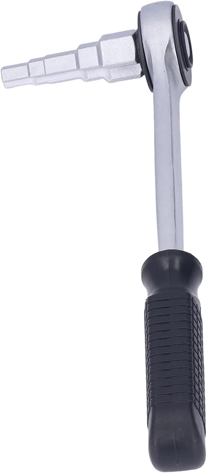 KUIDAMOS Radiator Valve Spud Spanner, Wear Easy to Install Stepped Wrench Set Carbon Steel for Plumbing Repair