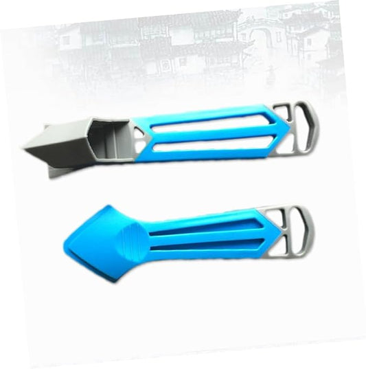 Veemoon 2 Pcs Caulk Remover Caulking Tool Kit Caulk Removal Tool Sealant Scraper Glue Shovel