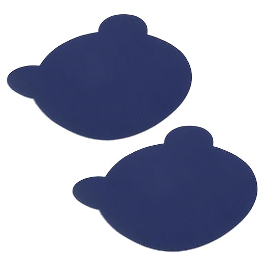 PATIKIL Leather Repair Patch, 2 Pcs 4 x 3.5 Inch Self-Adhesive Vinyl Patch Furniture Tape Repair Kit for Sofas Couches Stools Chairs Cabinets Bags, Dark Blue