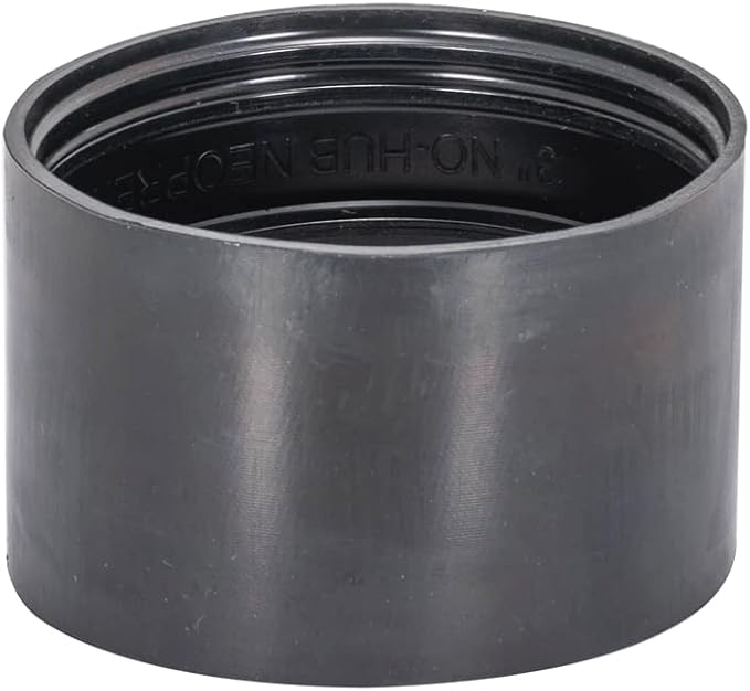 Eastman 3 Inch No-Hub Coupling with Stainless Steel Clamps, 43405 (Pack of 4)