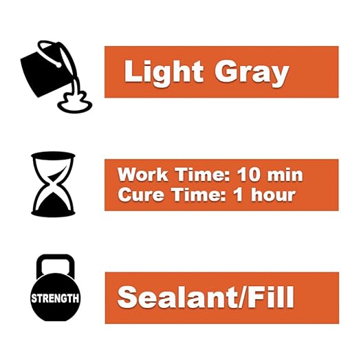 PC Products PC-Xtreme Polyurea Joint Filler, Concrete and Blacktop Sealant, 22oz Cartridge, Gray 96000 (Pack of 1)