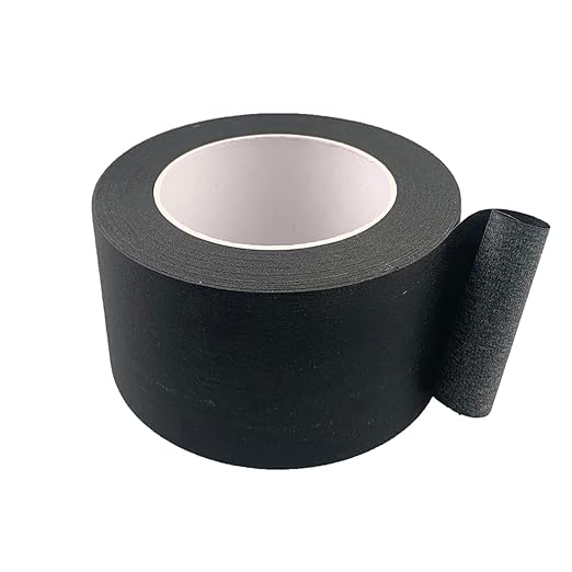 Black Wide Masking Tape, 3 Inch X 55 Yards | Black Painters Tape