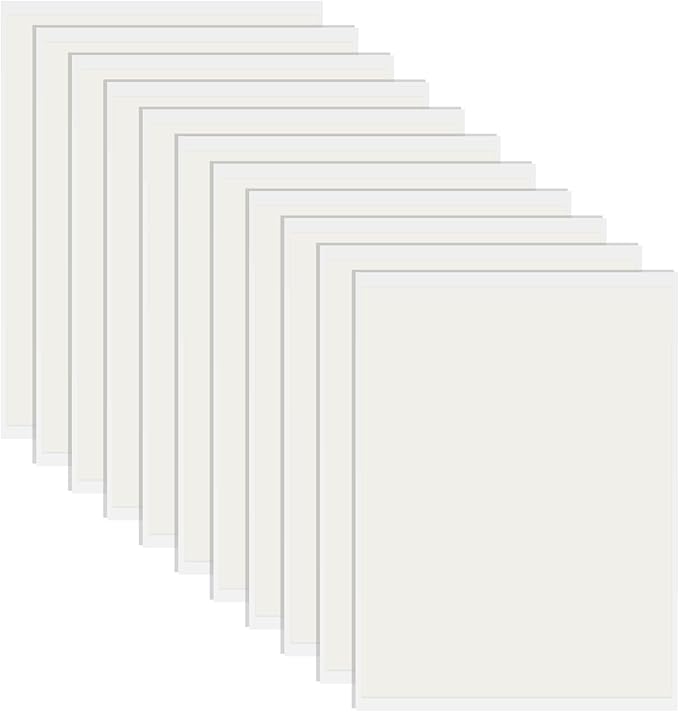 10 Packs Vinyl Siding Repair Kit, White Durable Self-Adhesive Vinyl Siding Patch Cut to Fit Freestyle Cover Any Cracks, Holes, or Blemishes on PVC Fence Repair Kit