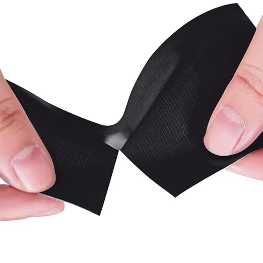 Black Heavy Duty Duct Tape, 3 Inch x 55 Yards, Industrial Grade Waterproof & UV Resistant, Strong Adhesive for Indoor Outdoor Repairs, Crafts, Home Improvement, Moving Packing and DIY Projects