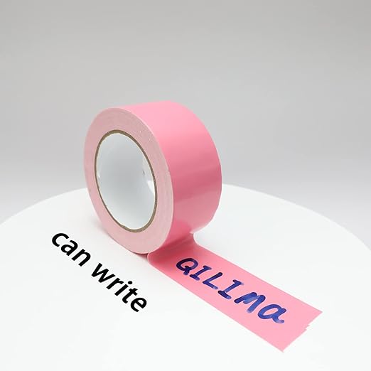 QILIMA Pink Duct Tape, Waterproof Duct Cloth Fabric, Professional Grade Cloth Duct Tape for Photographers,Repairs, DIY, Crafts, Indoor Outdoor Use,2 Inch X 28 Yards