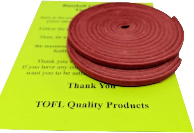 TOFL 72" Baseball Glove Lace Strips - Flat Shaped Cowhide Leather Lacing for Gloves, Mitts & DIY Repair