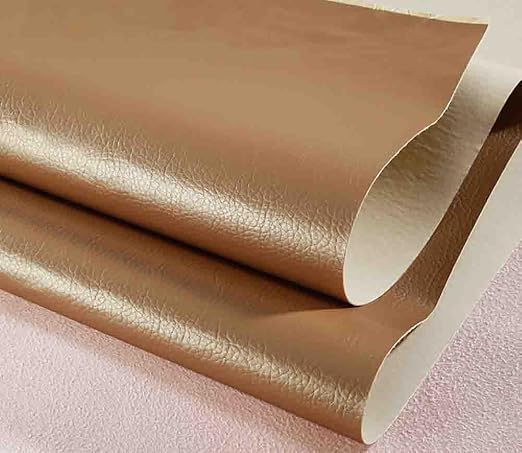 Thickened Wearproof PU Leather Repair Patch, Self-Stick Invisible Mending Tape for Automotive Seat Sofa Cushion Furniture (Gold,39x15 inch)
