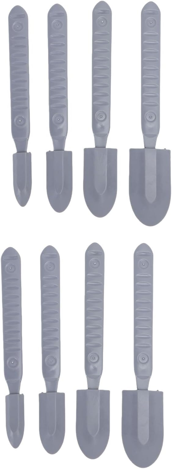 2 Sets Silicone Caulking Finishing Tool Kit, 4 Size Reusable Sealant Spatula, Spreader Tool with Handle, Ideal for Kitchen, Bathroom Tiles, Brick Wall & Corners