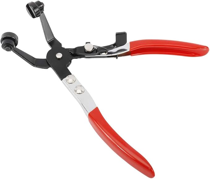 Auto Vehicle Tools Hose Clamp ClipTools,45° Angle Flat Belt Hose Clamp Pliers, Use in narrow locations for Car Coolant Fuel Oil Water Pipe Repair Tools (45° Angle-Bent Pliers)