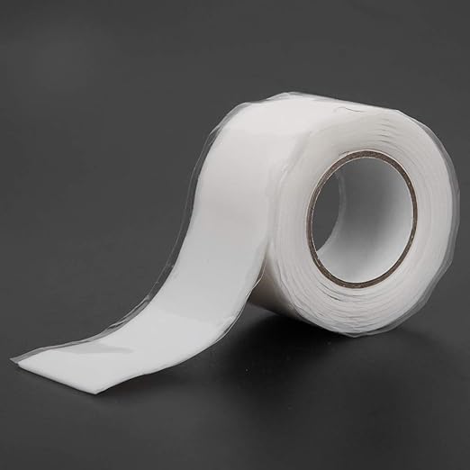 Tape, Pipe Repairing Supplies, Home Pipe & Pipeline Repairing Solution with Strong Stickiness for Quick Sealing, Suitable for PVC, PPR, Metal, Iron Casting, Hard Pl (White)