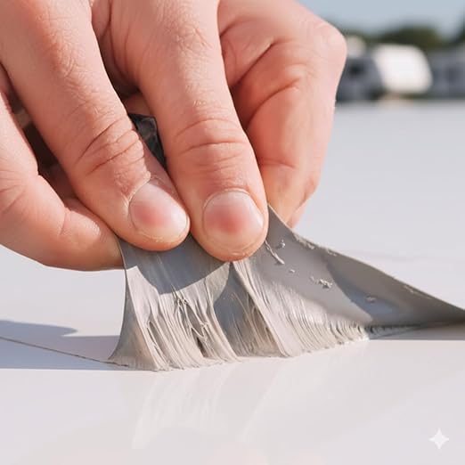 EternaBond RoofSeal White 2" x50' MicroSealant UV Stable RV Roof Seal Repair Tape | 35 mil Total Thickness - EB-RW020-50R - One-Step Durable, Waterproof and Airtight Sealant