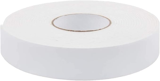 ToLanbbt Double Sided Foam Tape 2.36In x 33FT, Mounting Tape Heavy Duty, Strong Adhesive Weatherproof Seal Strips for DIY Craft Picture Poster, Car & Gap Filling Mountings, Home Office Decor (White)