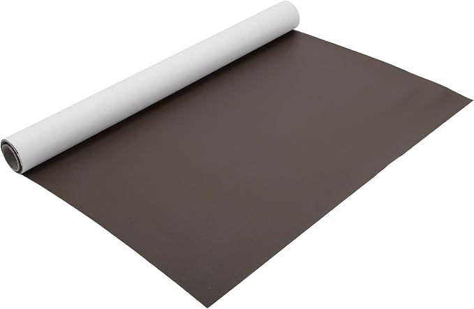 Self Adhesive Leather Repair Patch Strong Stickiness 30"x16" Leather Repair Tape PU Leather Deep Brown 1 Pcs