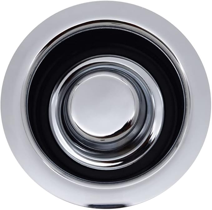 Westbrass D2089-26 4-1/4" Kitchen Sink Waste Disposal Drain Flange and Stopper, Polished Chrome