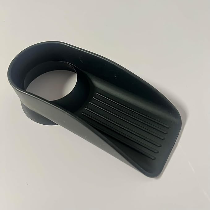 Air Gap Cover Water Ramp Silicone Splash Guard (Black)