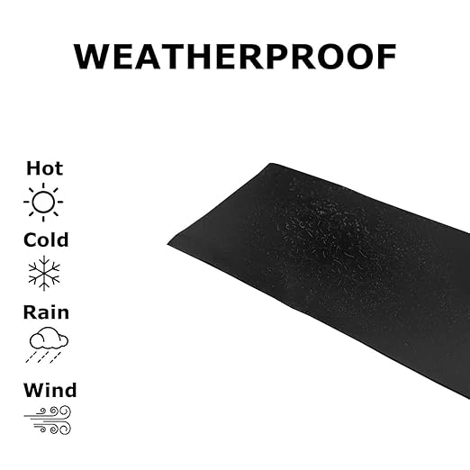 RV Roof Tape, 2" x 50' Black, RV Sealant Tape for Camper Roof Repair, Trailer Roof Sealant, Stop Camper Roof Leaks, UV-Resistant - Eternabond Equivalent (2" x 50', Black)