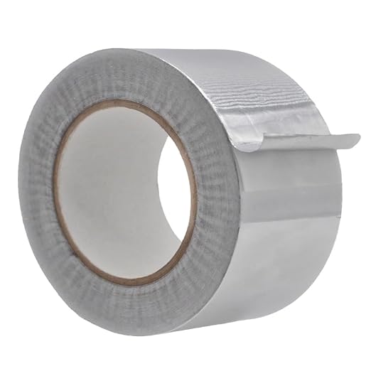 WOD Aluminum Foil Tape - 3 inch x 50 yds. (16-Pack) Heat Shield Reflective Sealant Tape - Ideal for HVAC, Duct, Pipe, and Metal Insulation and Repair. Low and High Temperature Resistant AFTR28