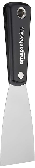 Amazon Basics Flex Professional Grade Putty Knife Scraper with Carbon Steel Blade, 2"