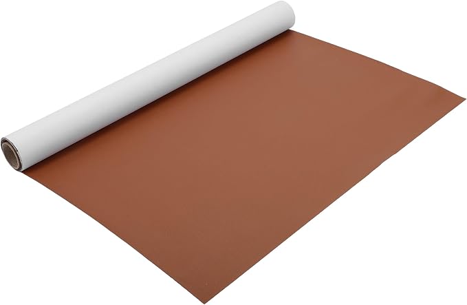 Self Adhesive Leather Repair Patch Strong Stickiness 30"x16" Leather Repair Tape PU Leather Brown 1 Pcs
