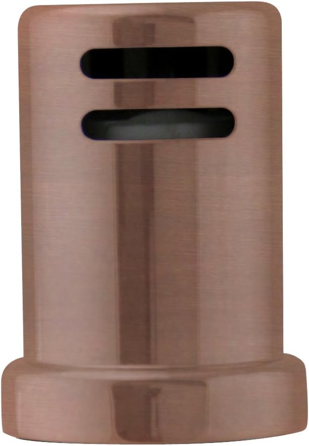 Westbrass D201-1-11 1-3/4" x 2-3/4" Solid Brass Air Gap Cap Only, Skirted, Antique Copper
