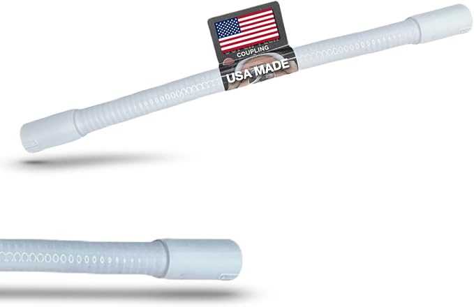 USA MADE Flexible PVC Repair Coupler - PVC Bendable Repair Coupling For schedule 40 or 80 PVC Pipe - Great For Fixing Broken Pipe, Odd Corners, Etc. (1" Inch)