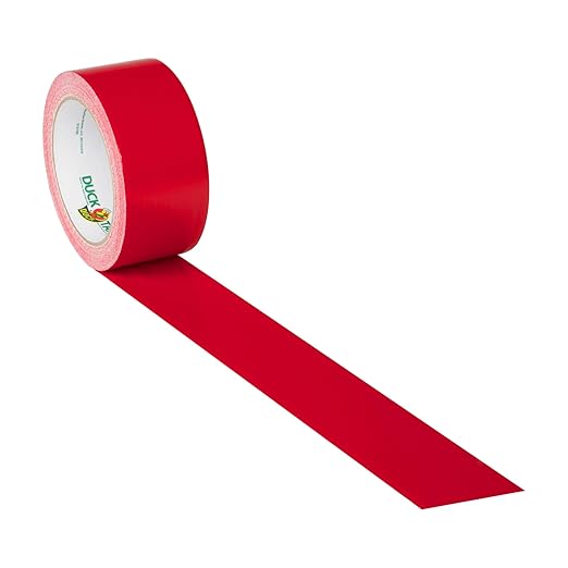 Duck Tape 1265014 1.88" x 20 yd Cha Cherry Tape, Single Roll, Multicolor