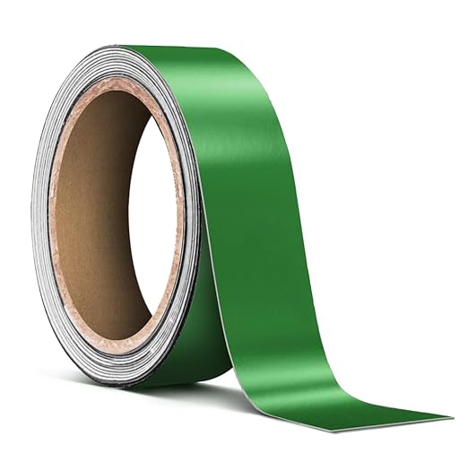 VViViD Satin Green Chrome Pinstripe Vinyl Tape Roll (1” x 25ft)