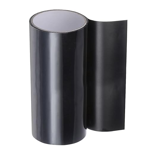 HARFINGTON Waterproof Patch Seal Tape 8" x5' Leak Repair Tape for Plastic Bucket/Basin Hoses Duct Pipes, Black