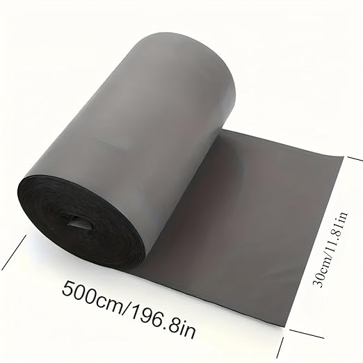 Waterproof Sealant Tape Self Adhesive Rubberized Asphalt Tape for RV Roof Metal Roof Corrugated Roof Leak Repair UV Resistant Heavy Duty Waterproofing Membrane(Gray, 196.85 in X 11.81 in)