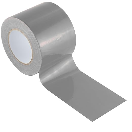 GTSE Wide Duct Tape, Silver, 4 Inches x 55 Yards (164 ft), Heavy Duty, Waterproof Repair Tape for Indoor or Outdoor Use, 12 Rolls