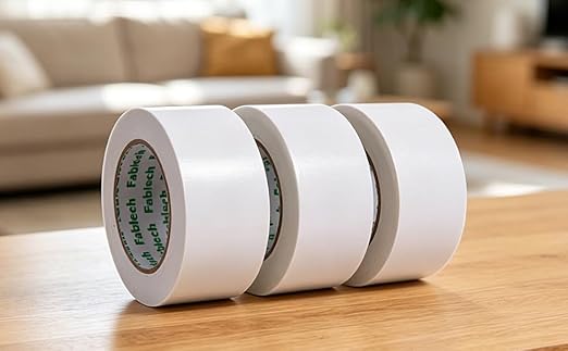 3 Pack Heavy Duty Duct Tape, 9 Mil Thickness, 2 Inch x 30 Yards, Waterproof Strong Adhesive, Flexible, Tear by Hand, Multi-Use for Home Repairs, DIY, Indoor Outdoor (White)