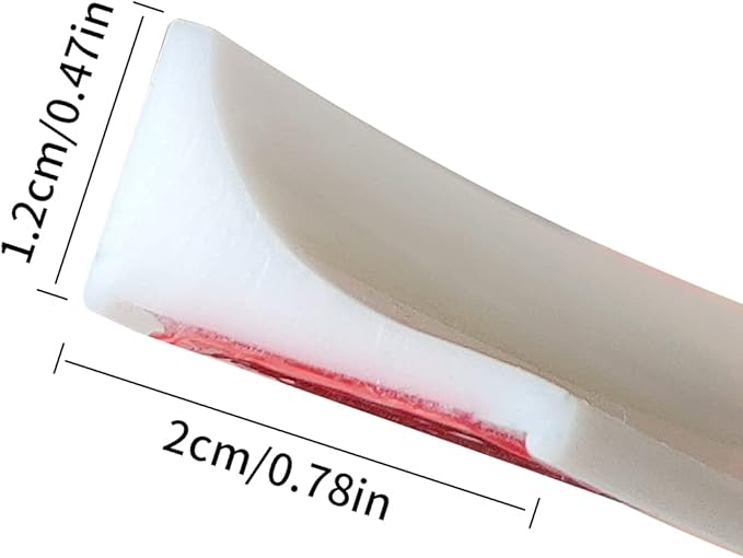 78 Inches Water Barrier for Sink, Shower Threshold Water Dam Barrier, Silicone Water-Blocking Self-Adhesive Shower Splash Guards for Bathtub Sink, Bathroom, Countertop