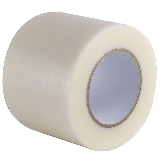 GTSE Wide Duct Tape, Clear, 4 Inches x 55 Yards (164 ft), Heavy Duty, Waterproof Repair Tape for Indoor or Outdoor Use, 96 Rolls