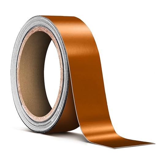 VViViD Satin Copper Chrome Pinstripe Vinyl Tape Roll (1” x 25ft)
