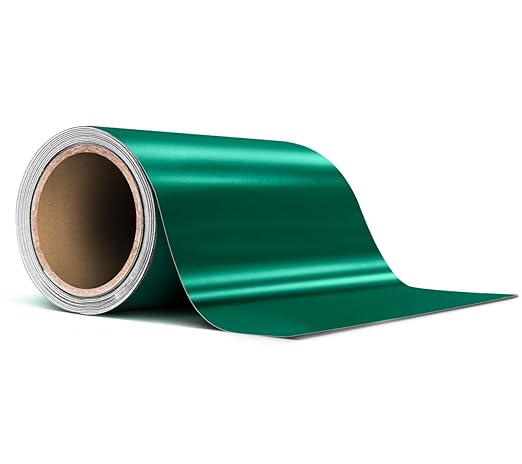 VViViD Satin Emerald Dark Green Chrome Pinstripe Vinyl Tape Roll (3” x 25ft)